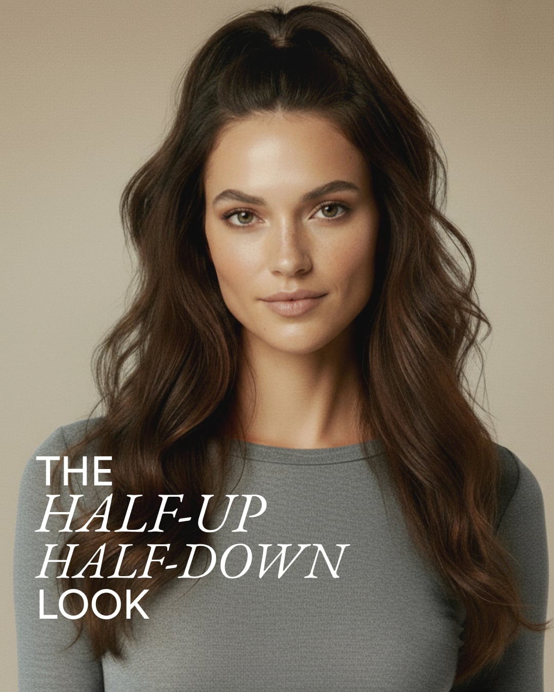 The Half up half down Look 50 cm Platinum Blonde