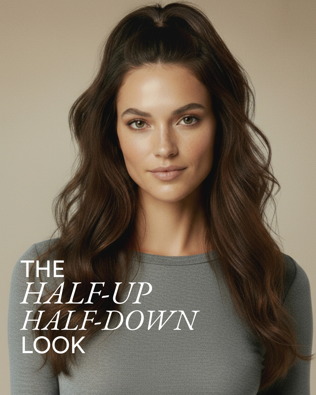 Rapunzel of Sweden - The Half up half down Look 50 cm Naturligt Svart Naturligt Brunt  |  Löshår