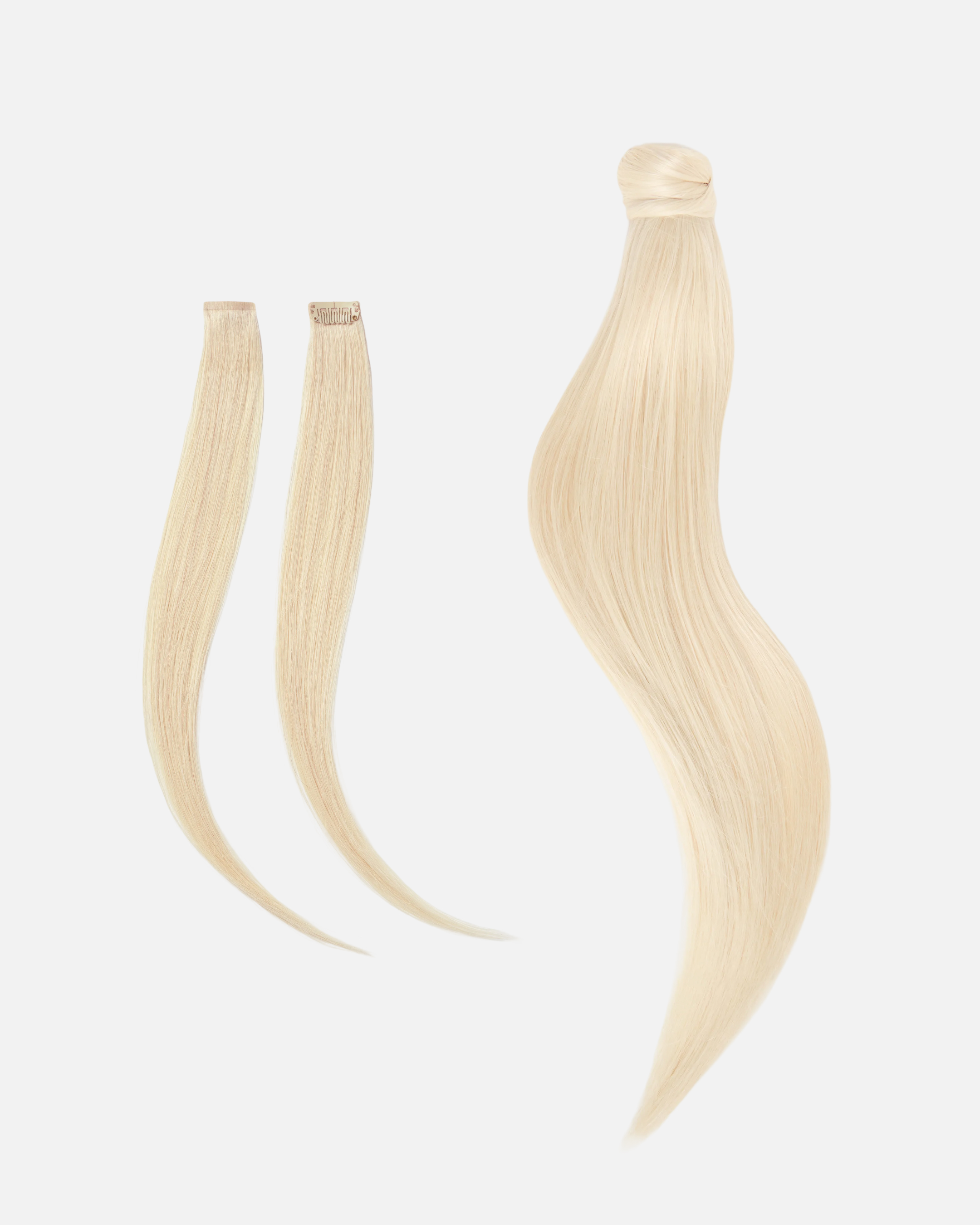 Rapunzel of Sweden - Low Wedding Ponytail 50 cm Light Naturligt Blont  |  Löshår