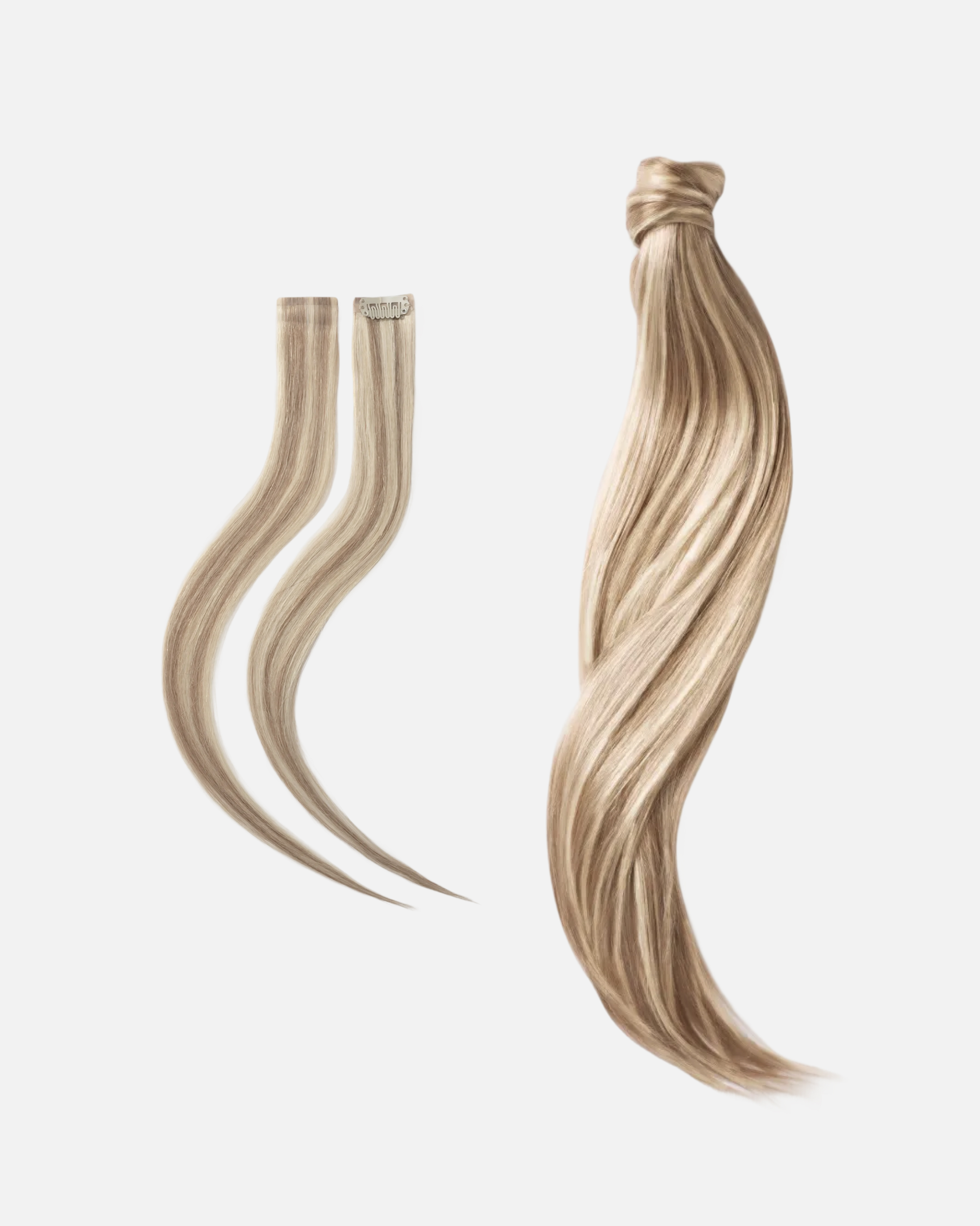 Rapunzel of Sweden - Low Wedding Ponytail 50 cm Cendre Ash Naturligt Blont Mix  |  Löshår